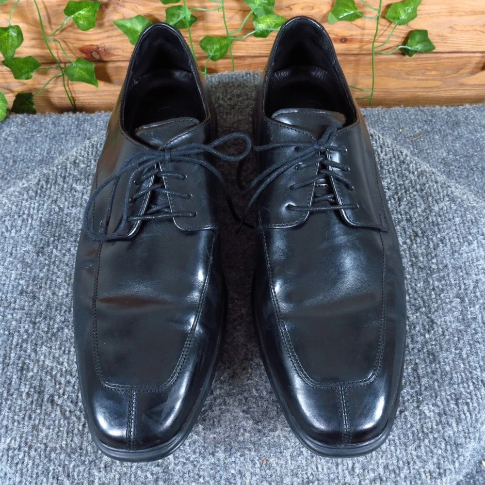 Cole Haan Air Giraldo Mens Apron Toe Oxford 10.5‎ M Dress Shoes Black Leather
